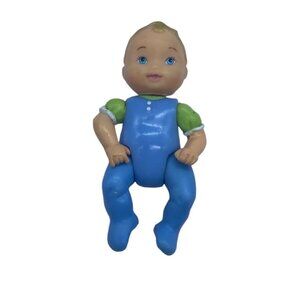 Vtg Fisher Price Loving Family Dollhouse Twin Time Baby Boy Doll 2.25" RARE